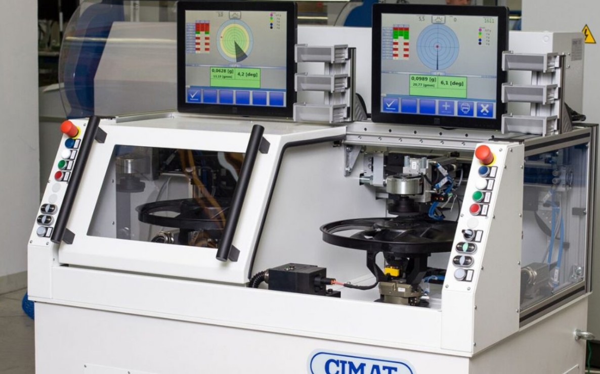 Balancers for ECFA and HVAC Blowers At CIMAT, we produce and supply special automatic balancing machines for assemblies of ECFA and HVAC blowers and their components.